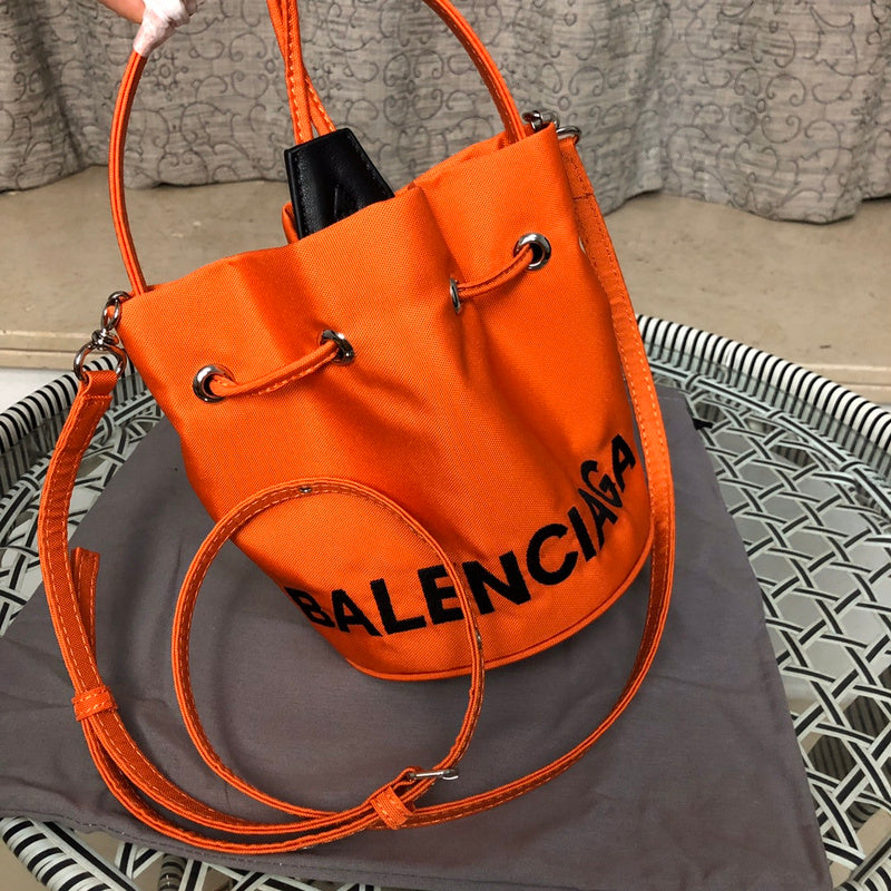Top view of classic structured women's handbag – women's statement bag