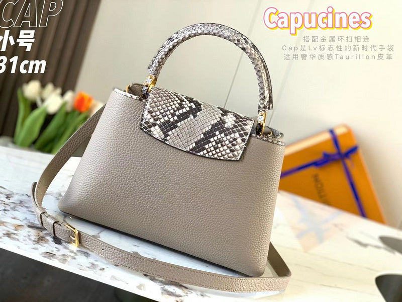 Styled lifestyle shot of sleek elevated women's handbag – women's luxury accessory