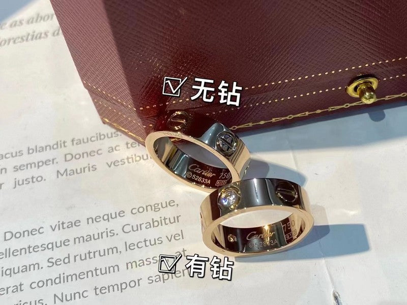 Angled view of Cartier unisex jewelry piece