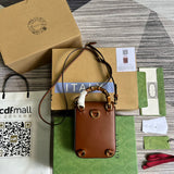 Side profile of polished structured women's handbag – women's premium purse