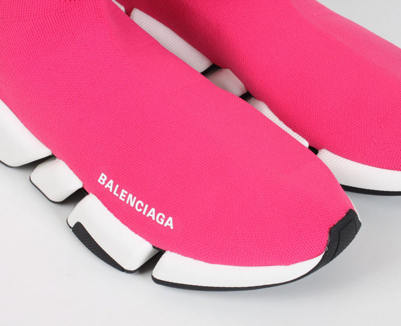 Balenciaga Camel Slip-On Sneakers - Heel Detail View