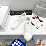 Givenchy Grey Chunky Platform Sneakers - Angled View