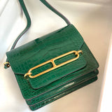 Close-up detail of elegant bag design