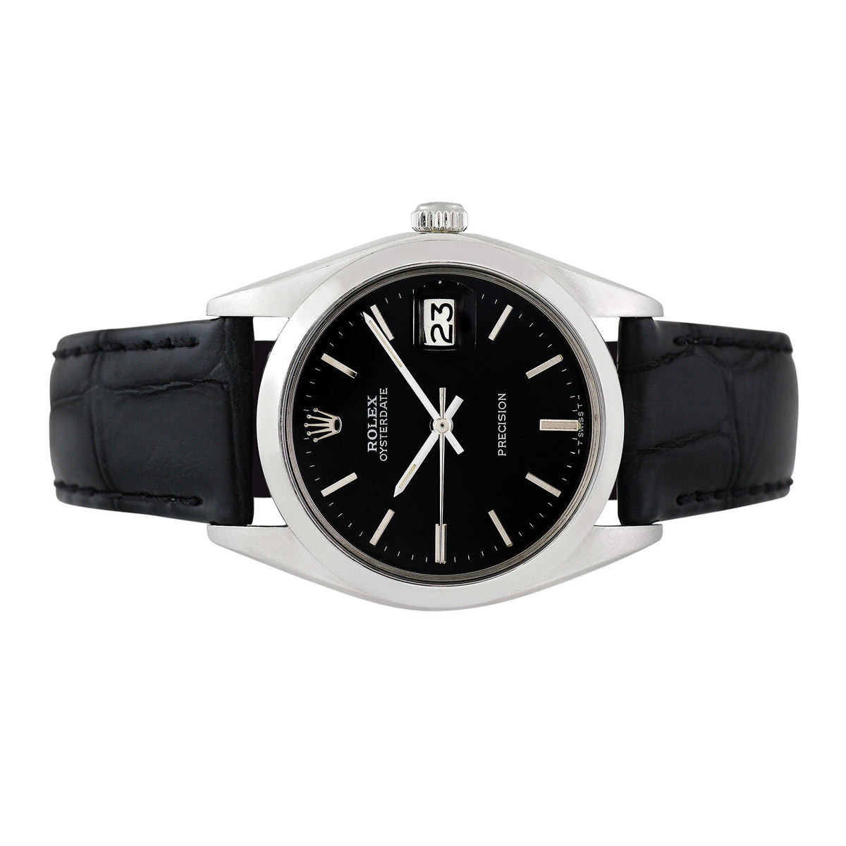 Front view of Rolex men's watch