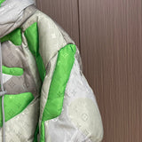 Full styled look of Louis Vuitton luxury clothing with logo-detail design