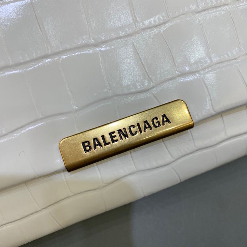 Statement Faux Leather Handbag - Modern Structured Build | Women's Luxury Handbag #429 - interior view (image 6) of designer-inspired handbag