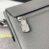 Top view of modern classic women's handbag – women's luxury accessory