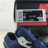 Side profile of Nike classic monochrome sneakers heritage-inspired look