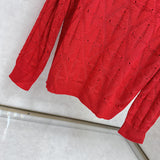 Back view of Louis Vuitton luxury clothing with runway-inspired design