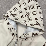 Side profile of Louis Vuitton luxury clothing with tailored silhouette