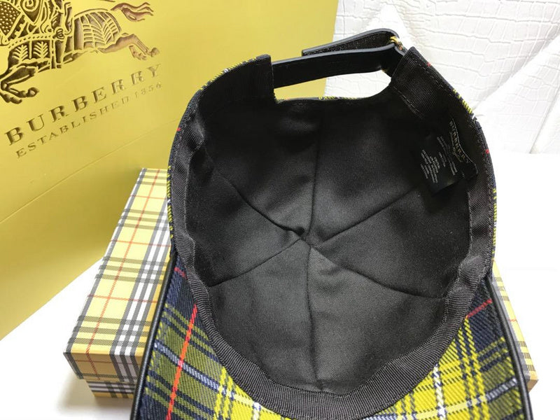 Side view of Burberry unisex cap
