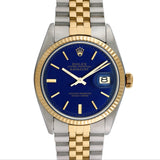 Side view of Rolex men's watch