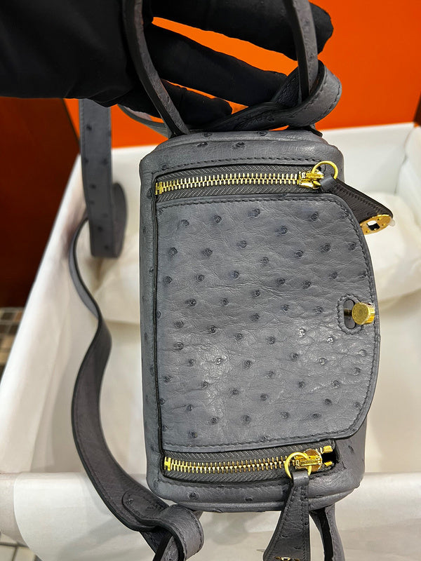 Modern bag shown from front angle