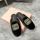 Miu Miu luxury shoes detail shot
