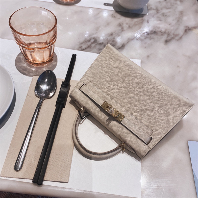 Tailored handbag styled for everyday wear