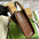Top view of classic sleek women's handbag – women's designer-style accessory