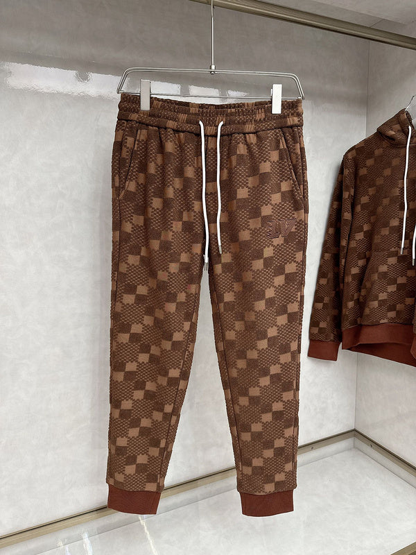 Front view of Louis Vuitton luxury clothing with streetwear-inspired cut