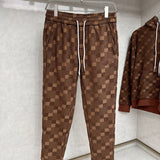 Front view of Louis Vuitton luxury clothing with streetwear-inspired cut