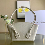 Bold Faux Leather Handbag - Signature Hardware Accents | Women's Everyday Carry Handbag #1730 - side angle view (image 14) of designer-inspired handbag