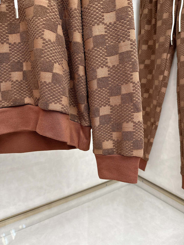Full styled look of Louis Vuitton luxury clothing with streetwear-inspired cut