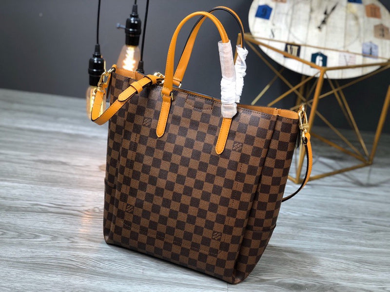 Back view of chic elevated women's handbag – women's statement bag