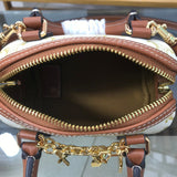 Side profile of chic statement women's handbag – women's luxury handbag