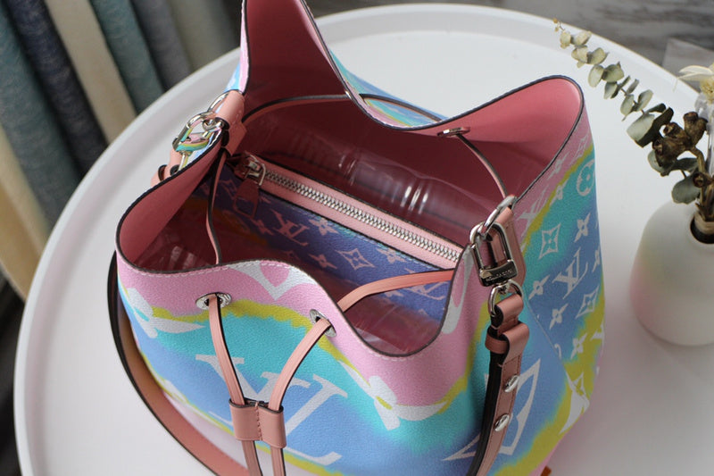 Back view of sleek modern women's handbag – women's statement bag