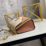 Close-up detail of refined structured women's handbag – women's luxury accessory