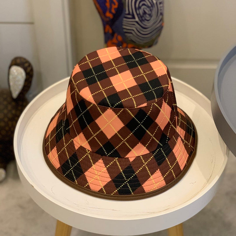 Side view of Burberry unisex cap