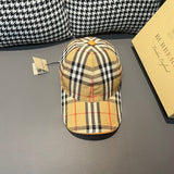 Side view of Burberry unisex cap