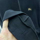 Close-up of Burberry designer clothing craftsmanship