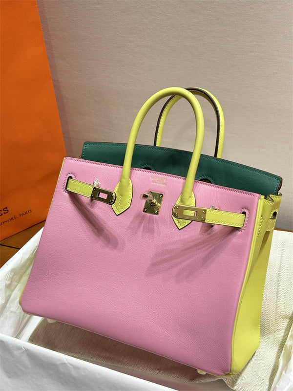 Close-up detail of curated bag design