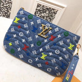 Front view of statement classic women's handbag – women's luxury handbag