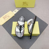 Burberry shoes Style 010 - close-up of bold signature style