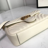 Back view of chic statement women's handbag – women's designer-style accessory