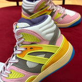 Gucci sneakers detailed view showing premium designer craftsmanship