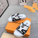 Louis Vuitton shoes Style 363 - front view, iconic logo design (alternate angle)