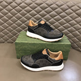 Gucci stone beige luxury sneakers view 8 padded collar comfort
