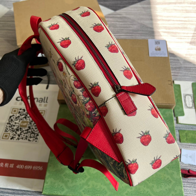 Side view of smart structured handbag