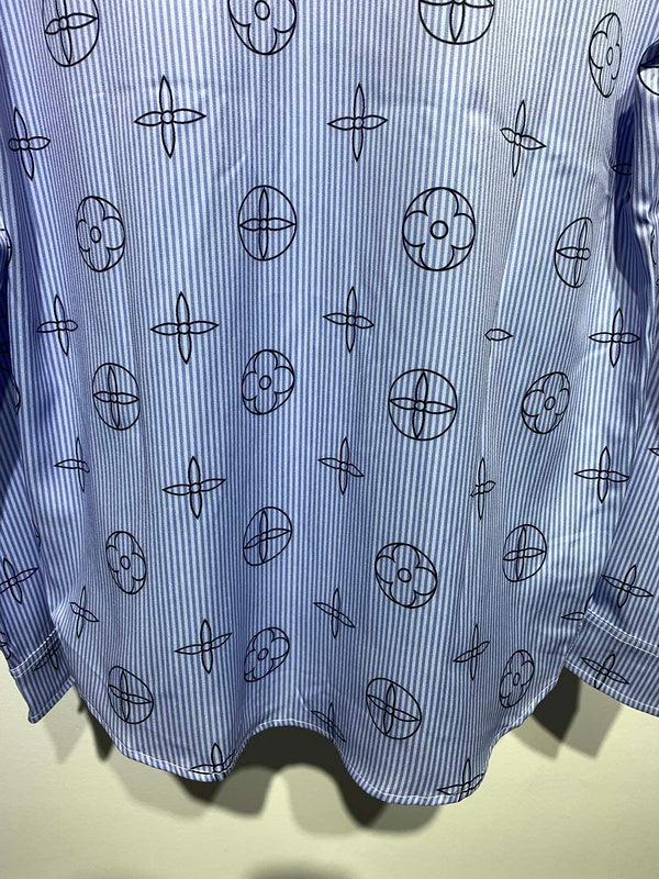Back view of Louis Vuitton cotton t-shirt with signature branding