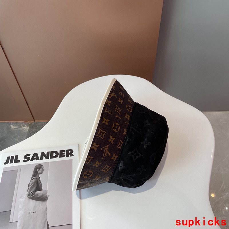 Close-up detail view of Louis Vuitton unisex cap
