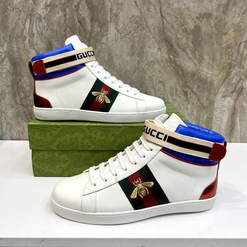 Gucci bold contrast luxury sneakers view 6 minimalist modern build