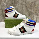 Gucci bold contrast luxury sneakers view 6 minimalist modern build