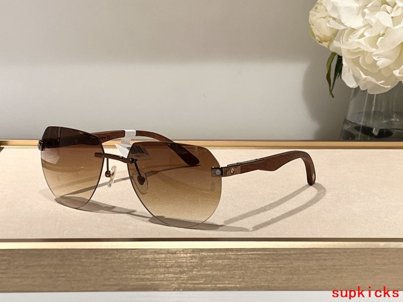 Angled view of Cartier unisex sunglasses
