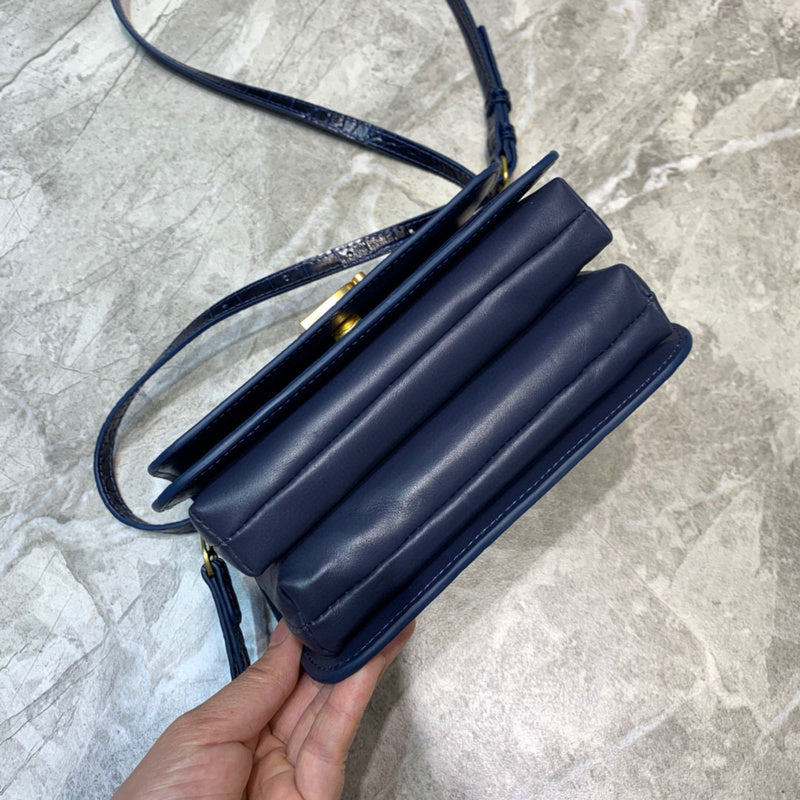 Classic Premium PU Leather Handbag - Polished Finish | Women's Fashion Handbag #709 - interior view (image 6) of designer-inspired handbag