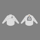 Full styled look of Louis Vuitton luxury clothing with logo-detail design