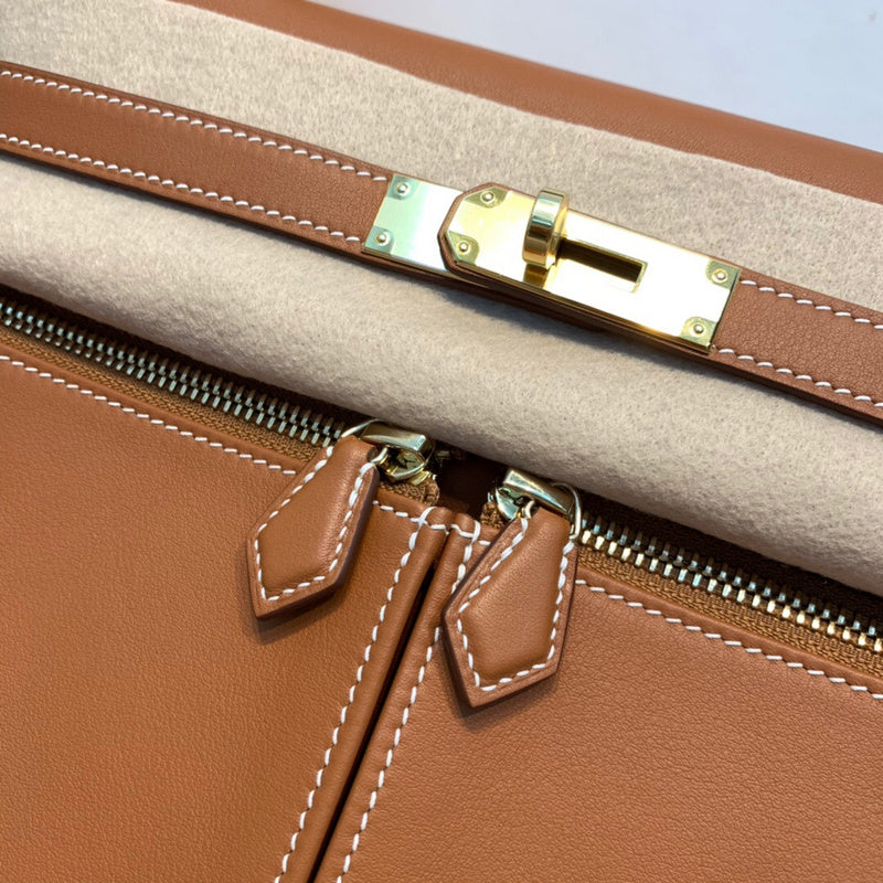 Interior view of polished premium bag