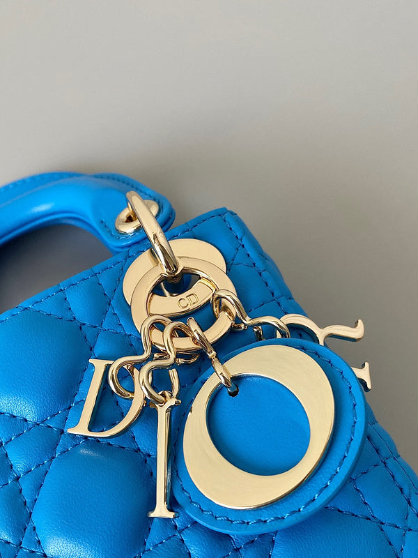 Back view of structured signature women's handbag – women's designer-style accessory