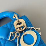 Back view of structured signature women's handbag – women's designer-style accessory