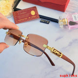 Full view of Cartier unisex sunglasses